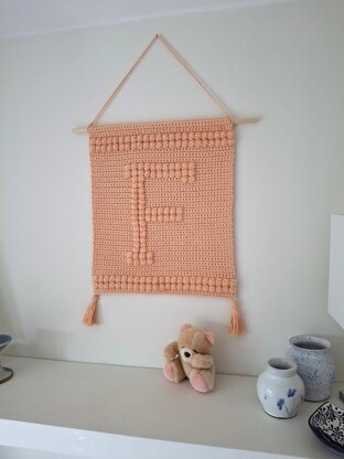 Letter F Wallhanging
