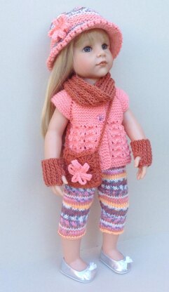 35 Top Down Lacy Cardigan Set
