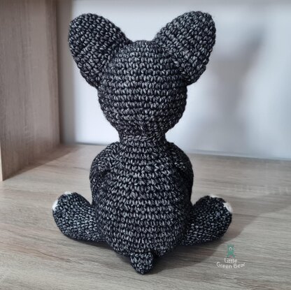 Franklin the French Bulldog - UK Terminology - Amigurumi