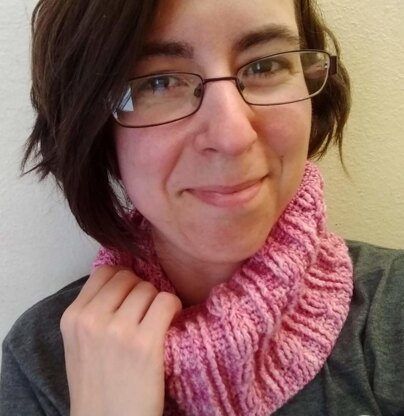 Braided Rose Cowl