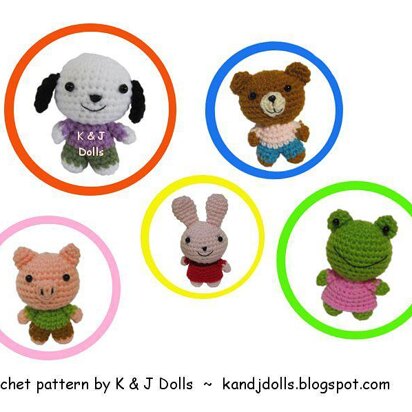 Animal Friends Amigurumi crochet pattern