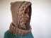 Hooded cowl Charlie with cables