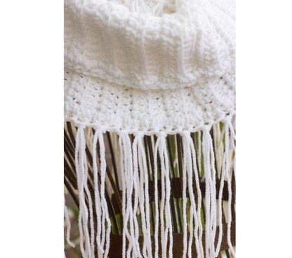 Fringed Cowl Scarf