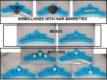 708 PRINCESS CROWN TIARA, baby to adult, costume play headband