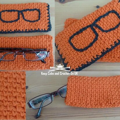 Woven Look Glasses Case