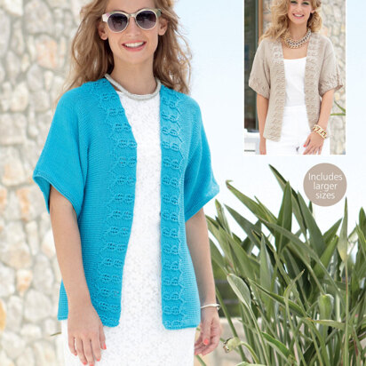 Jackets in Sirdar Cotton DK - 7078 - Downloadable PDF