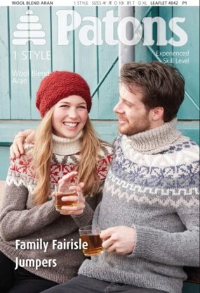 Family Fair Isle Jumpers by Patons