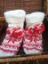 Knitting pattern christmas socks