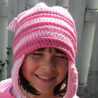 Pink Striped Hat