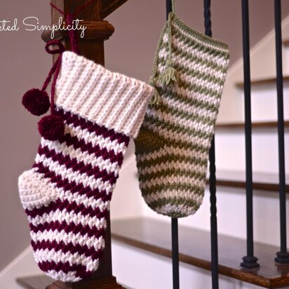 Jolly Textures Christmas Stockings