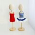Crochet doll clothes, amigurumi doll clothes, doll outfit, Marine Vibe