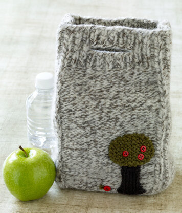 Felted Lunch Bag in Lion Brand Vanna's Choice - L0618