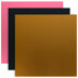 Silhouette America Silhouette Curio Metal Etching Sheets 5"X7" 3/Pkg - Black, Gold, Pink