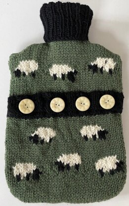 Spring Sheep Hotwater Bottle Cover