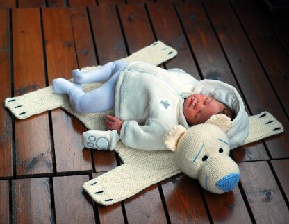 Baby Blanket Polar Bear Rug ( Mat )