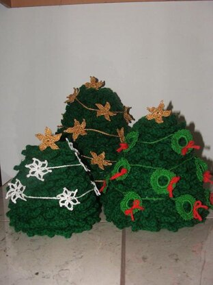 Stacking Christmas Tree Trio