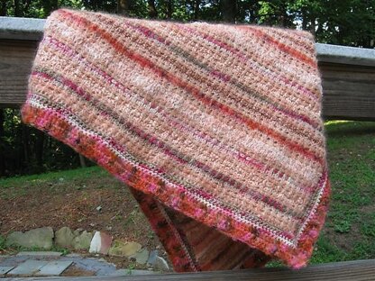 Peach Fab Throw