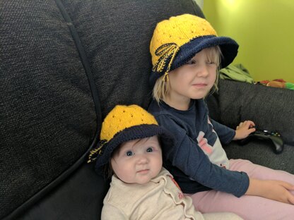 Matching sun hats