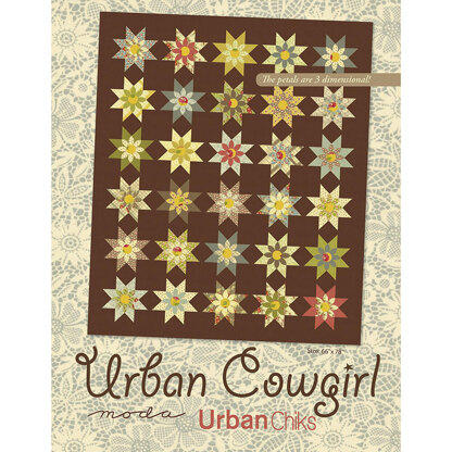 Moda Fabrics Urban Cowgirl Quilt - Downloadable PDF