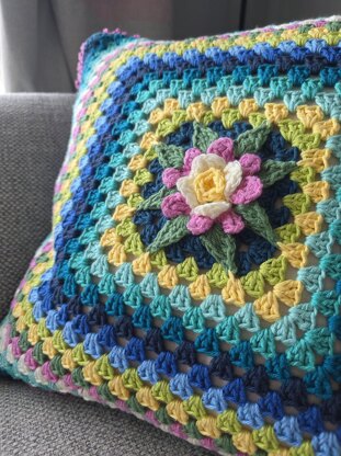 3D Granny Rose Cushion