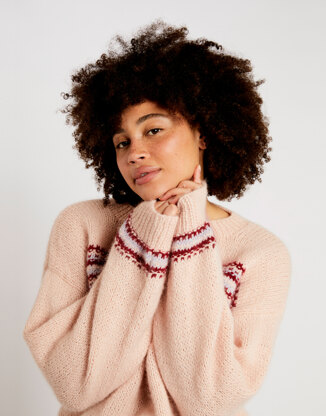 Little Lies Sweater in Wool and the Gang Feeling Good Yarn - V135815558 - Leaflet