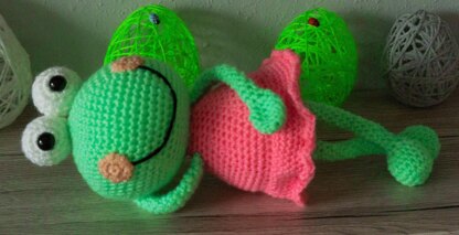 Amigurumi Häkelanleitung für den Froschilla