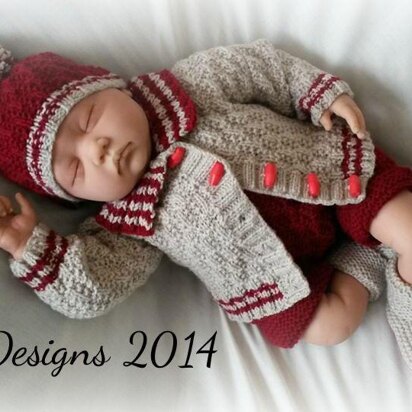 George baby boys cardigan set