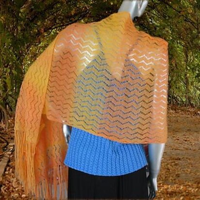 Airy shawl