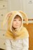 Windsor bunny hooded cowl