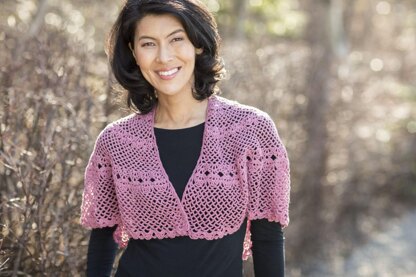 Rose Petal Lace Shawl in Cascade Yarns Heritage Silk - FW261 - Downloadable PDF