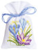 Vervaco Spring Flower Bags Cross Stitch Kit - 8cm x 12cm