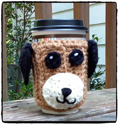 Cuddly Pup Coffee Cup Cozy