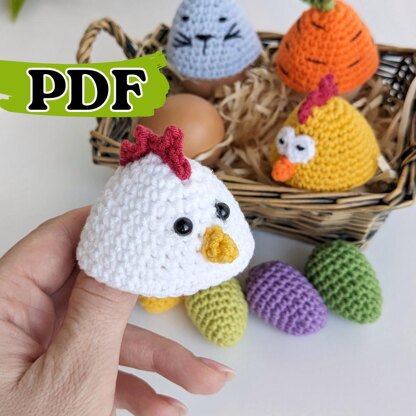 Crochet Chicken Easter Egg Cozy