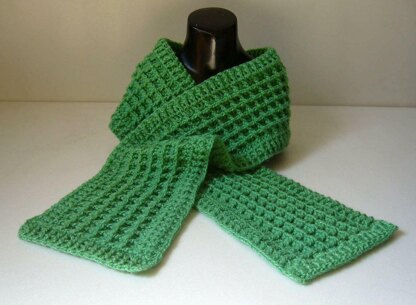 Waffle Stitch Scarf