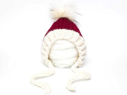 Chunky Santa Pixie Bonnet