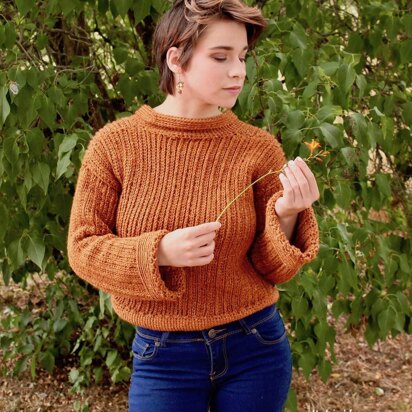 Easy Ribbed  Sweater