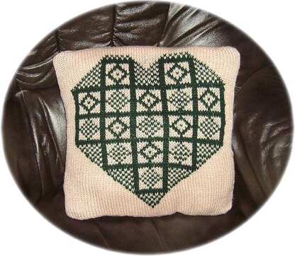 Sanquhar style cushion cover