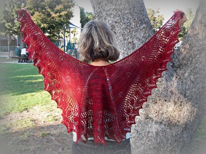 An Apple a Day Shawl