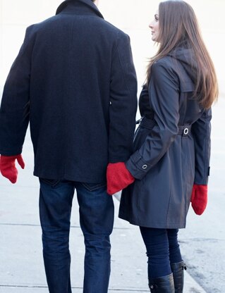 Valentine Mittens in Patons Classic Wool Worsted