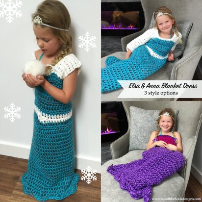 Elsa & Anna Inspired Blanket Dress