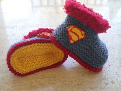 Baby Superman Booties