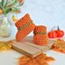 Pumpkin Baby Booties