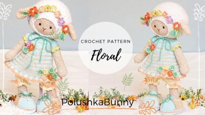 Floral Girls Crochet Outfit Pattern