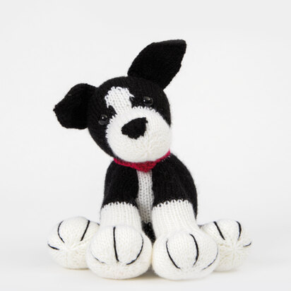 Shep the Border Collie in Deramores Studio DK Acrylic - Downloadable PDF