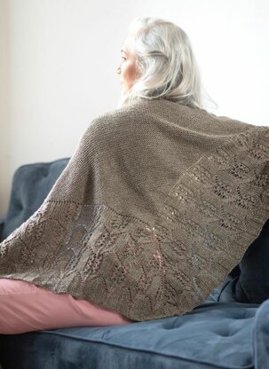 Kaileah Shawl in Berroco Ultra Wool Fine - 403-6 - Downloadable PDF