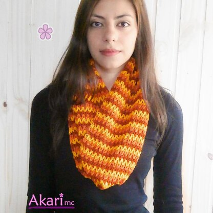 Mini chevron / zig zag scarf _ C17