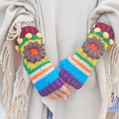 Llawen Fingerless Gloves