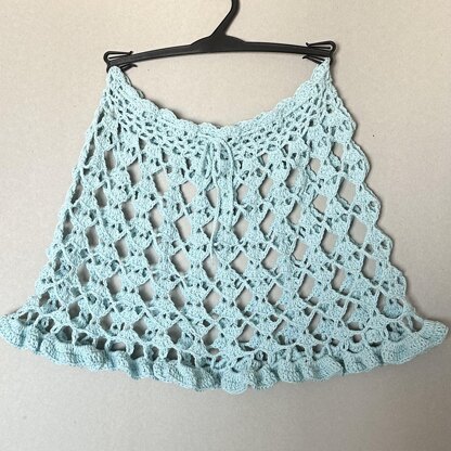 Crochet Ruffle Skirt