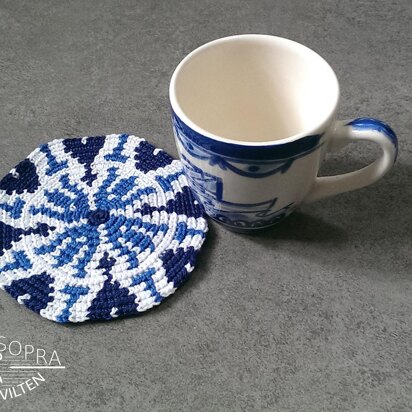 Coaster Delft Blue (no. 4)