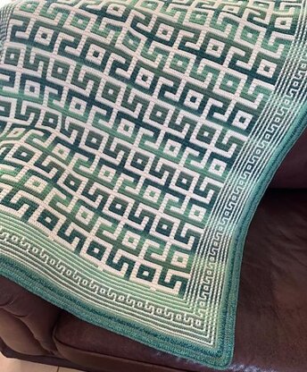 Square Route Blanket Mosaic